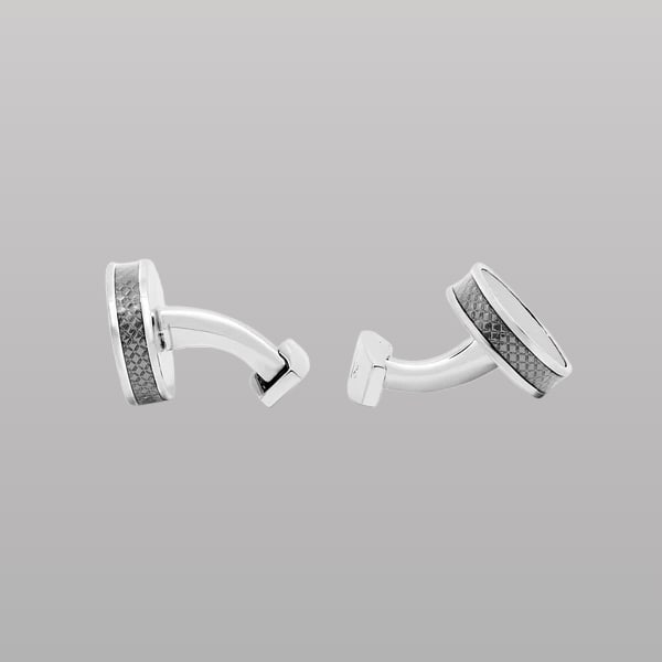Tablet Cufflinks – Grey Alutex