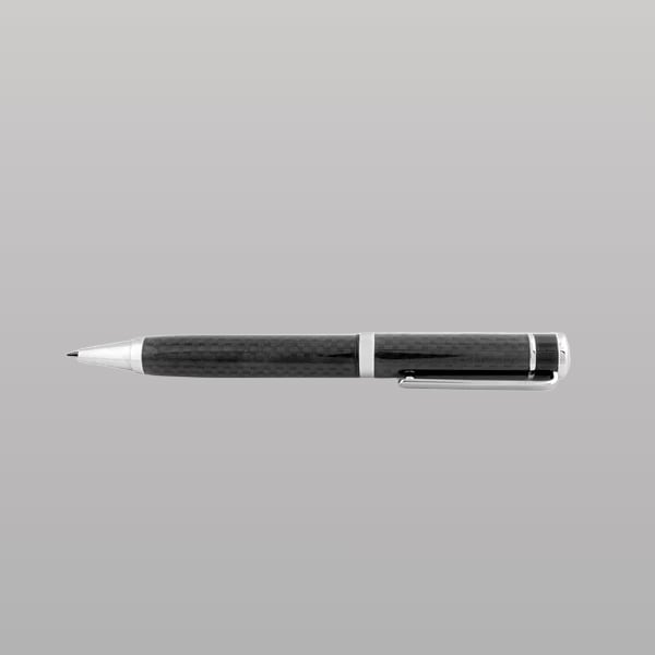 Monaco Ball Point Pen – Black Carbon Fibre Effect Resin