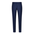 Navy Pinstripe Trousers