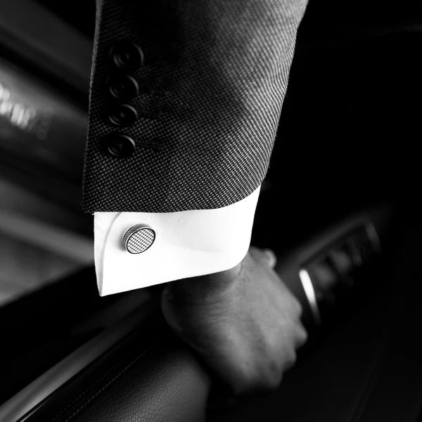 Tablet Cufflinks – Grey Alutex
