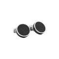 Carbon Tablet Cufflinks – with Palladium