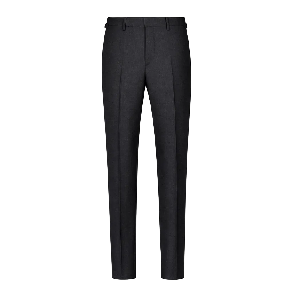 Matte Black Trousers