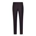 Plaid Maroon Trousers