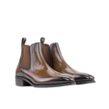 Brown Patina Chelsea Boots