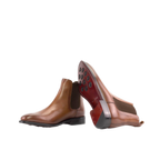 Cognac Chelsea Boots