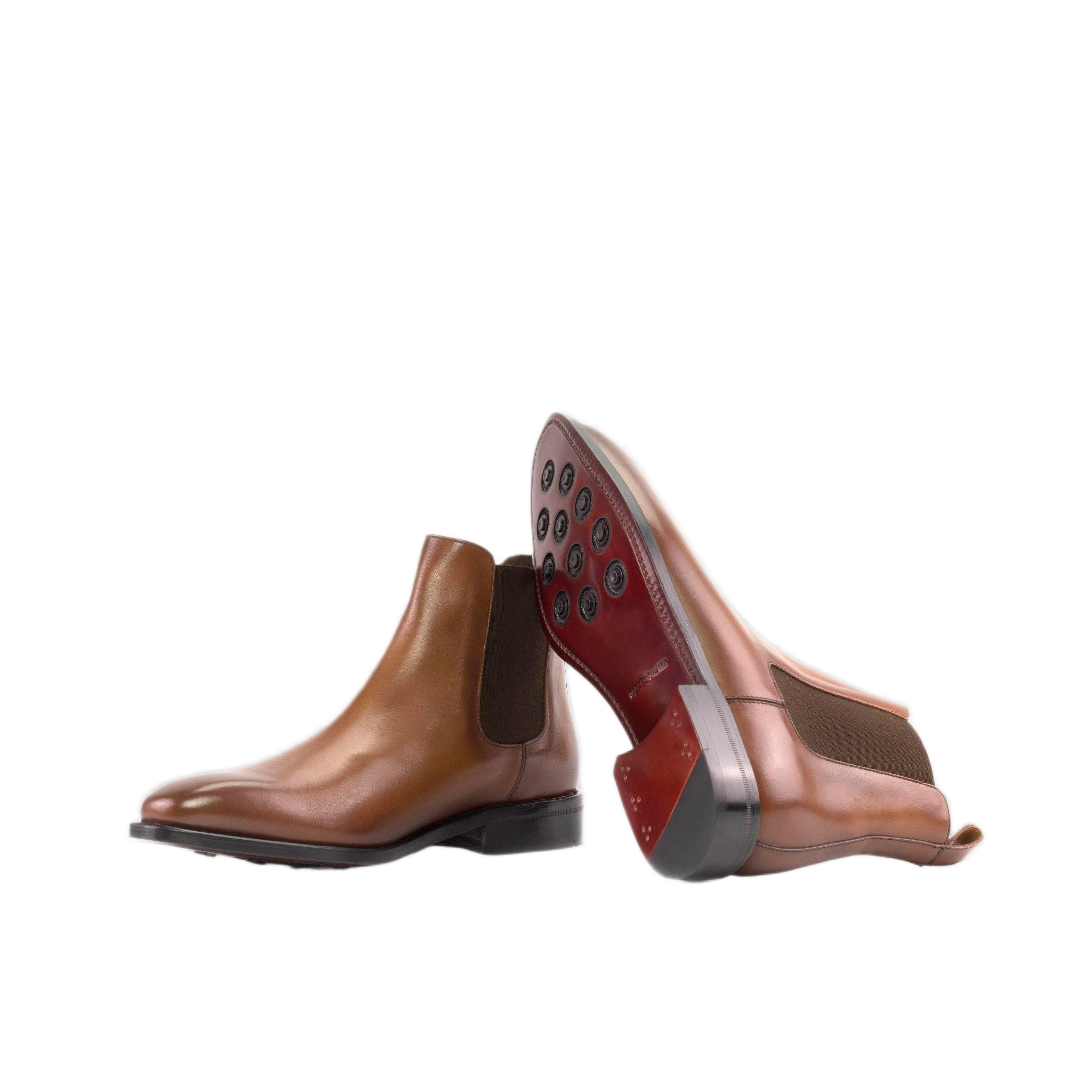 Cognac Chelsea Boots