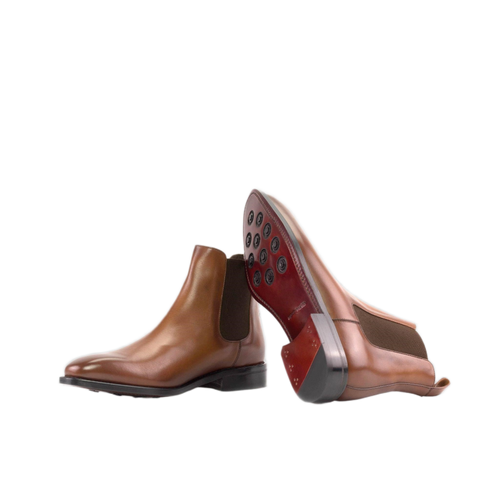 Cognac Chelsea Boots