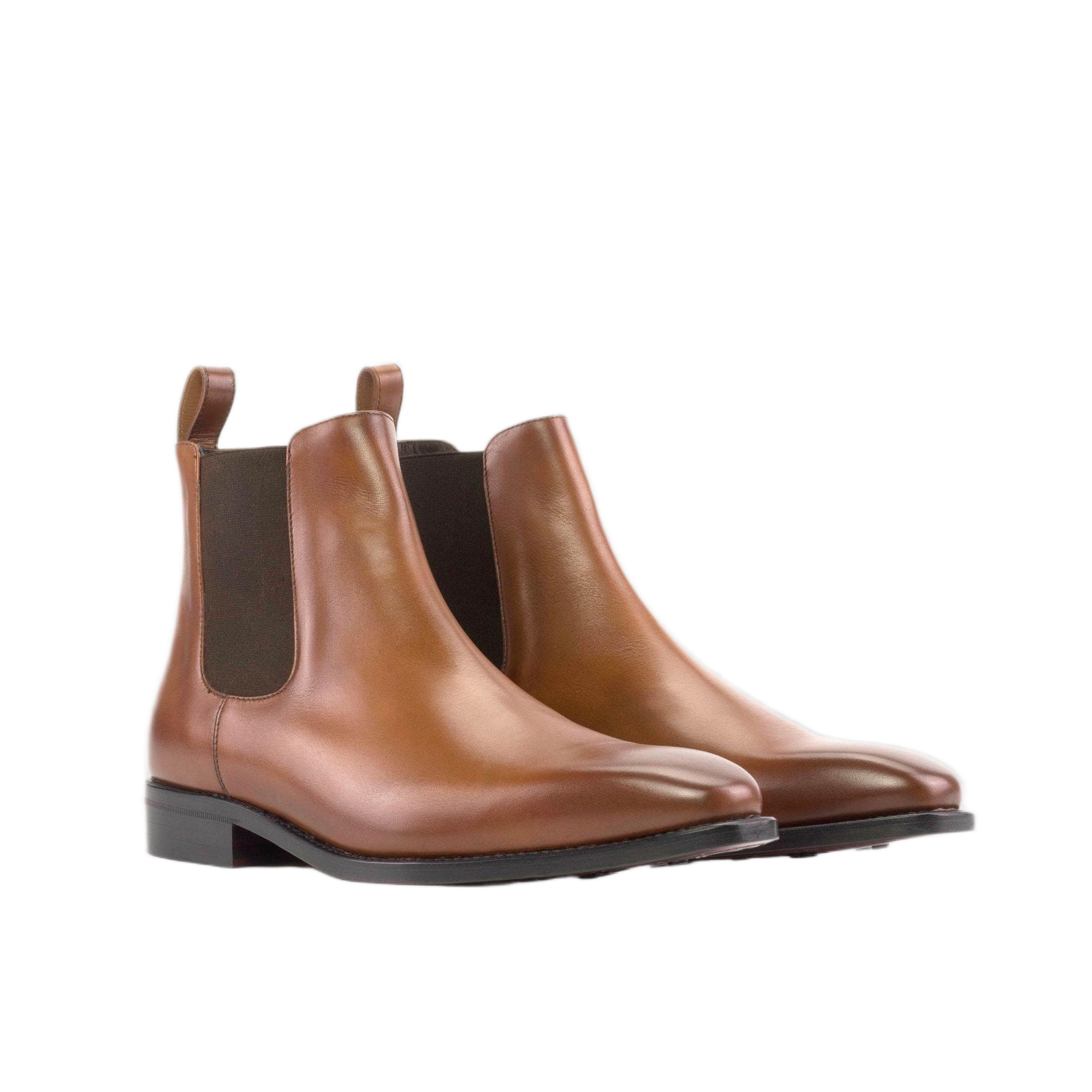 Cognac Chelsea Boots