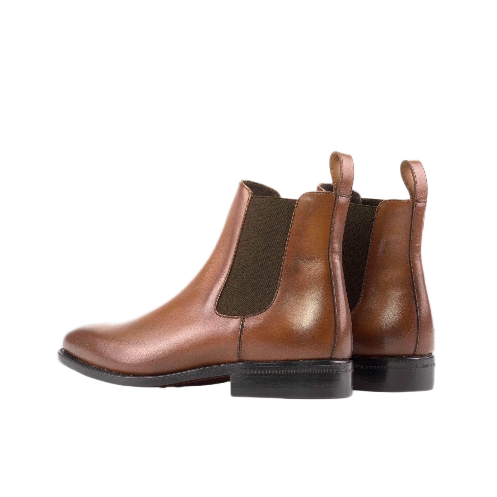 Cognac Chelsea Boots
