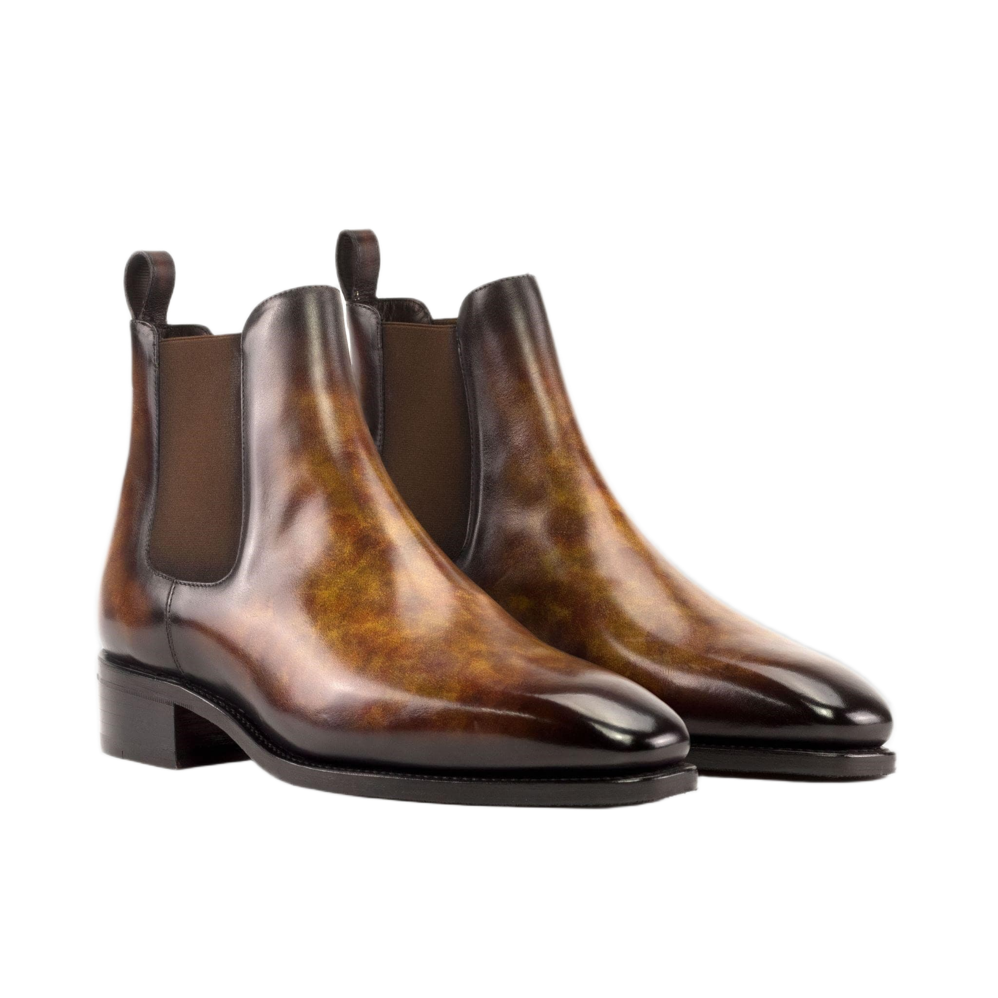 Fire Patina Chelsea Boots