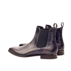 Gray Patina Chelsea Boots