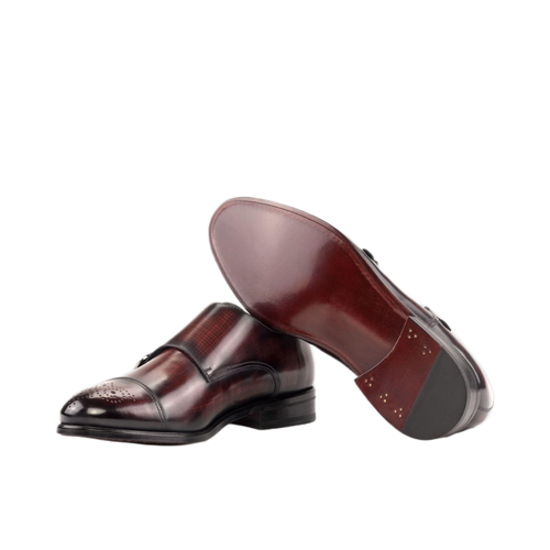 Burgundy Patina Double Monk