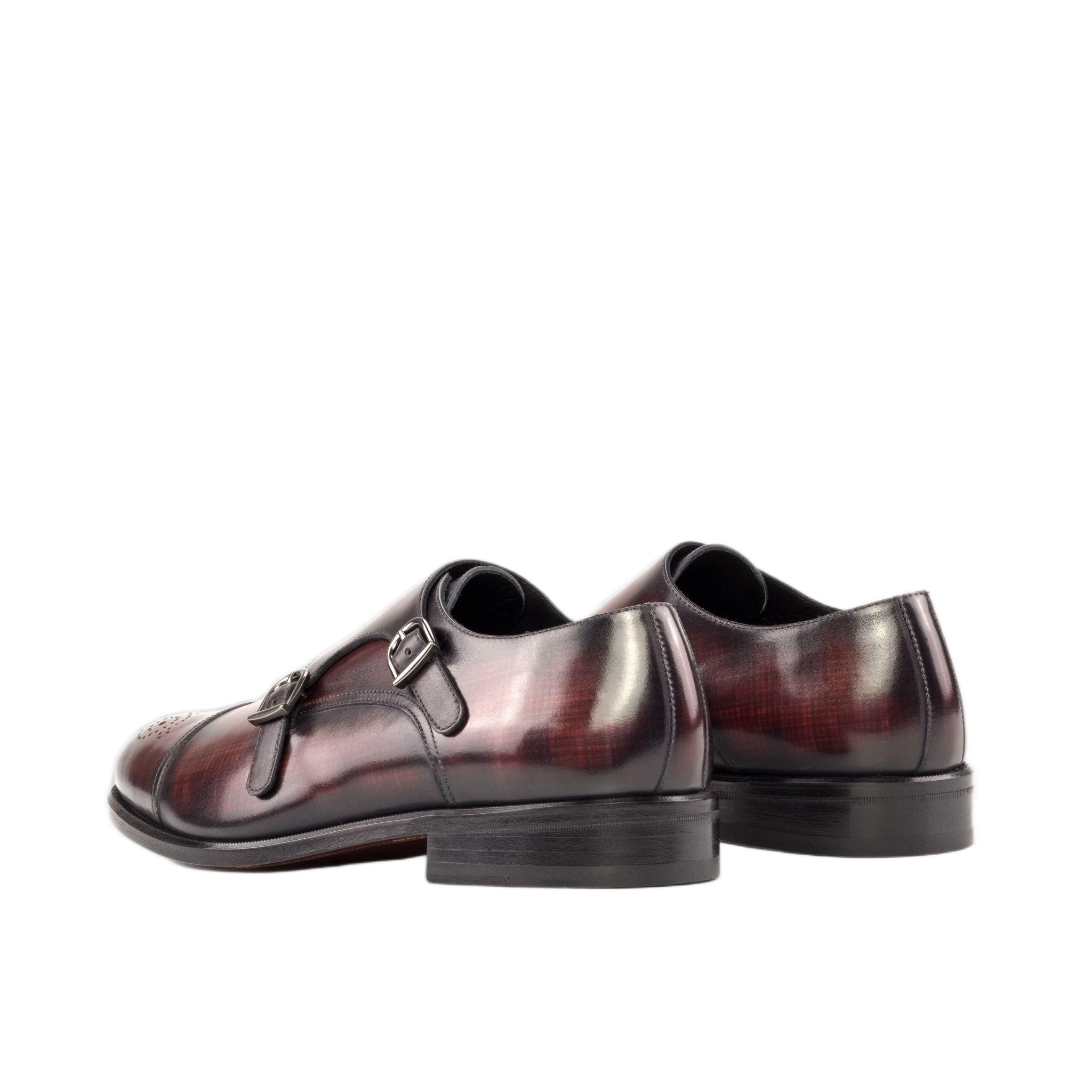 Burgundy Patina Double Monk