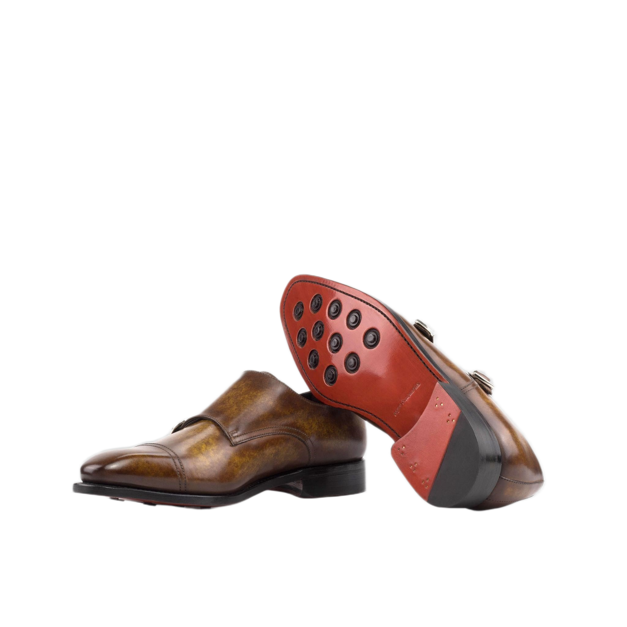 Cognac Patina Double Monk