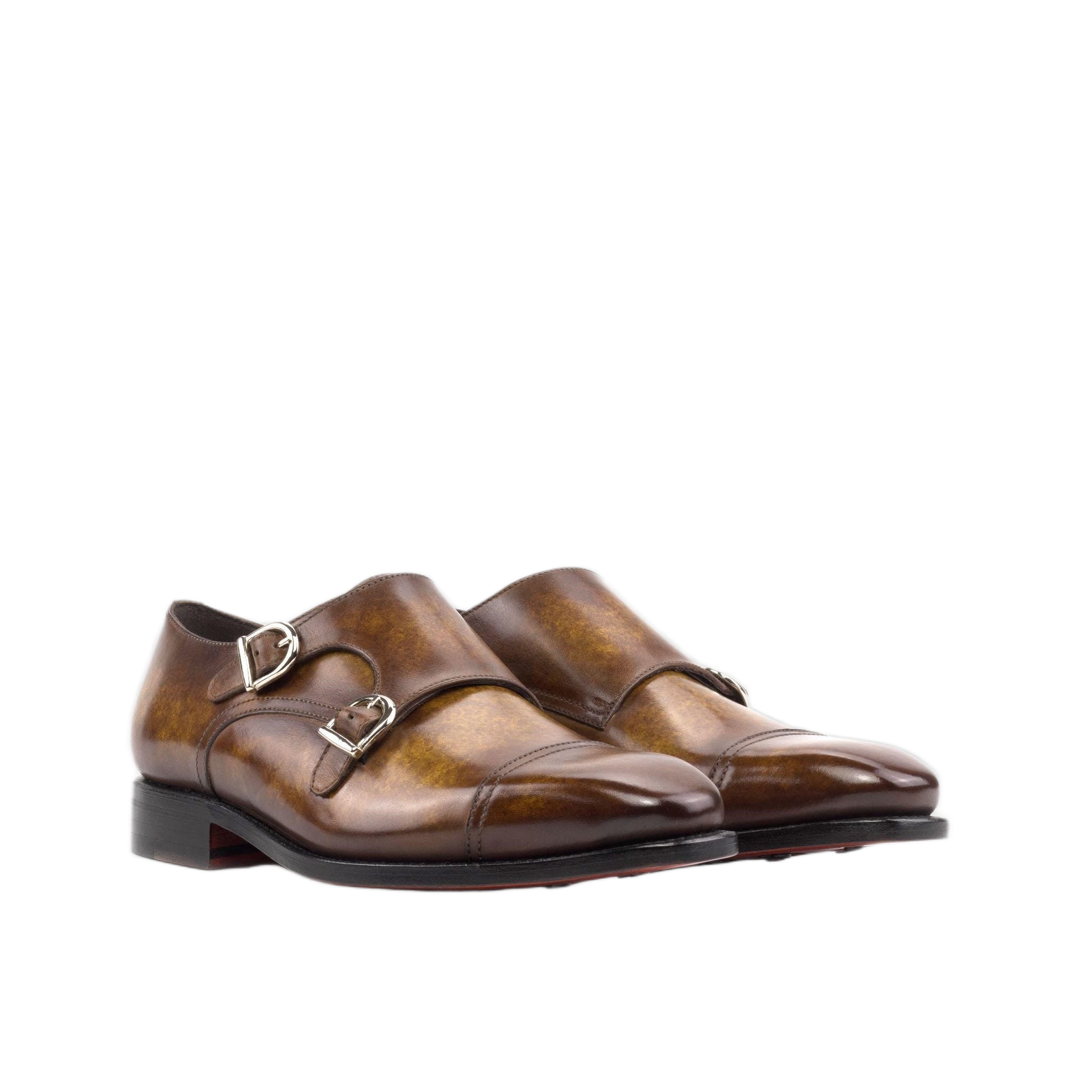 Cognac Patina Double Monk