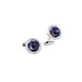 Globe Cufflinks – Lapis & Sterling Silver