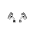 Stainless Steel Guilloche Watch Cufflinks – White Mother of Pearl