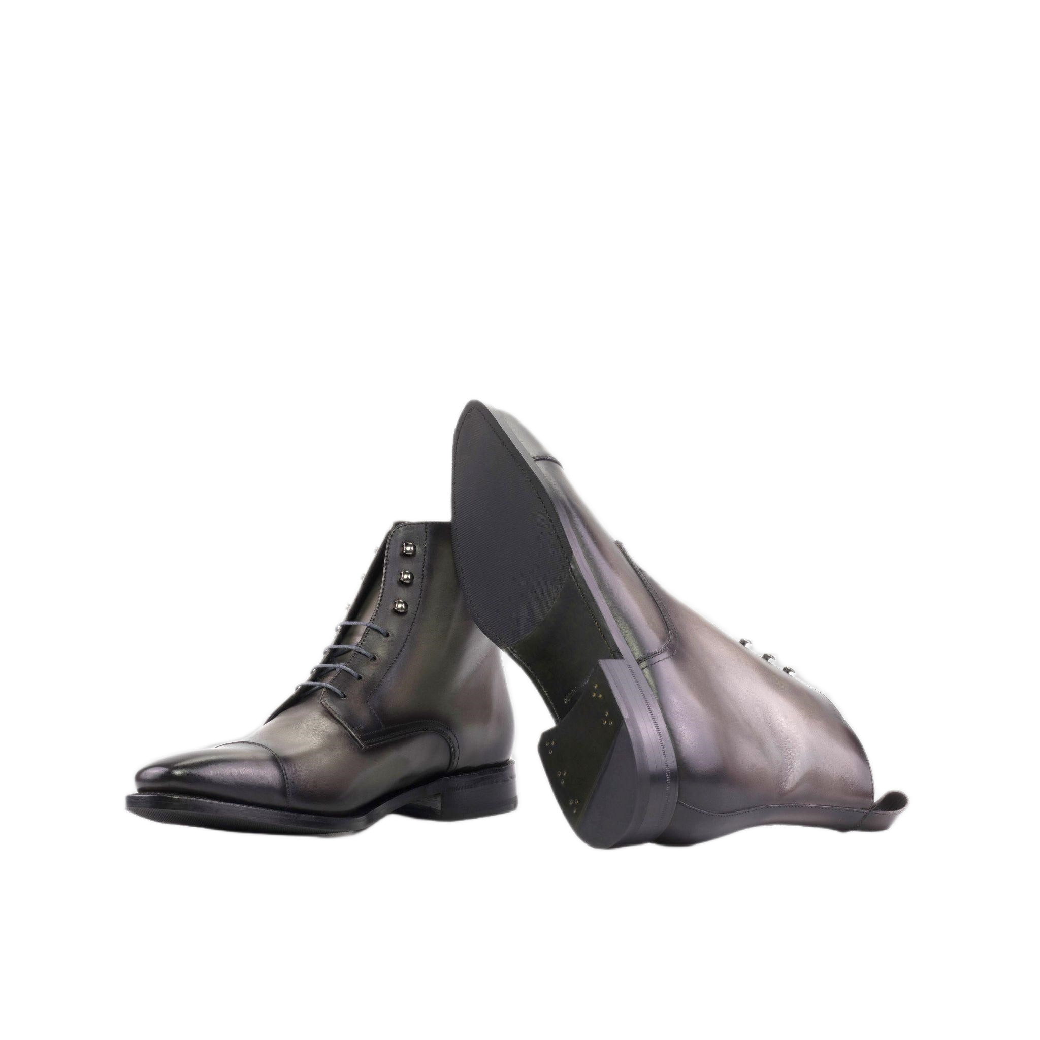 Gray Jumper Boots
