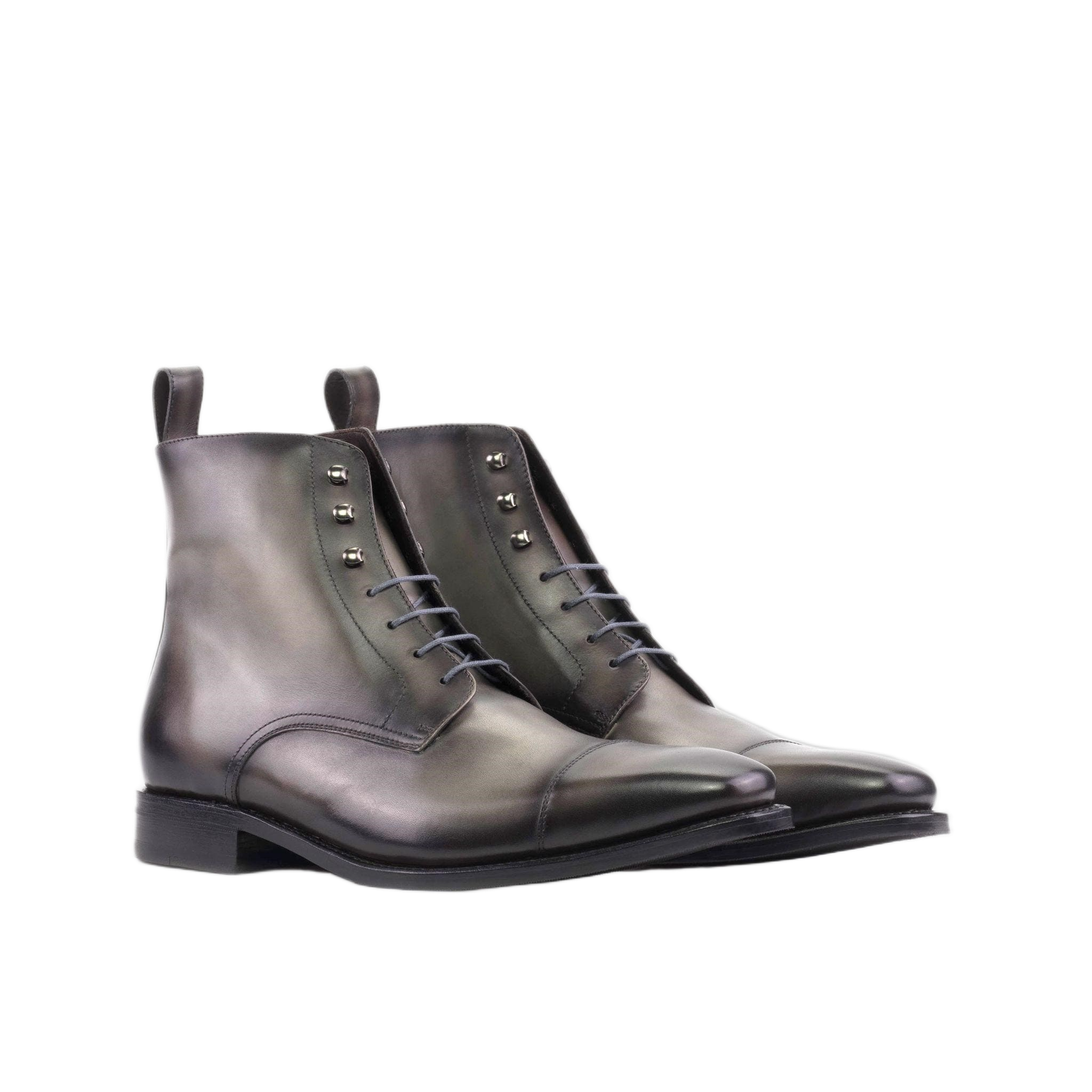 Gray Jumper Boots