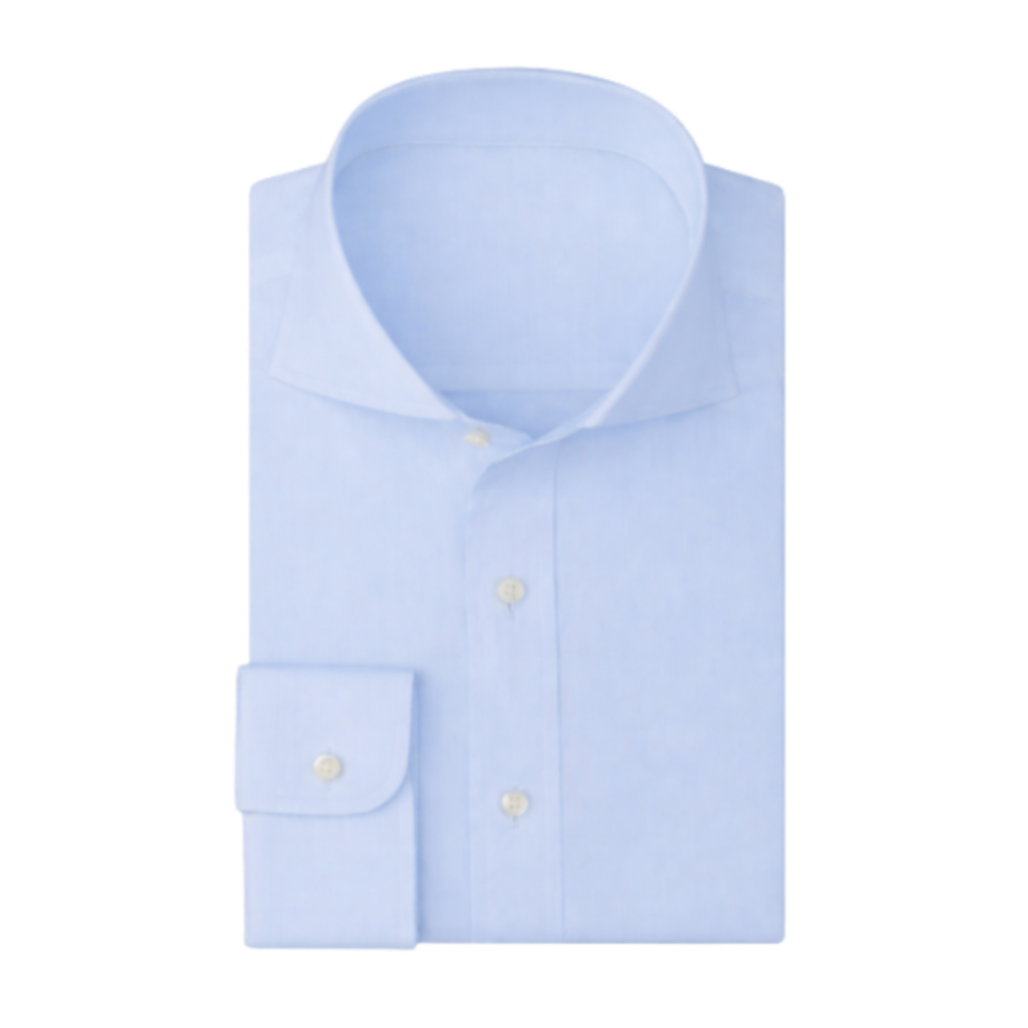 Light Blue Spread Collar Dress Shirt
