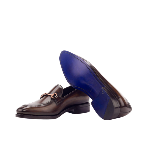 Brown Patina Loafers