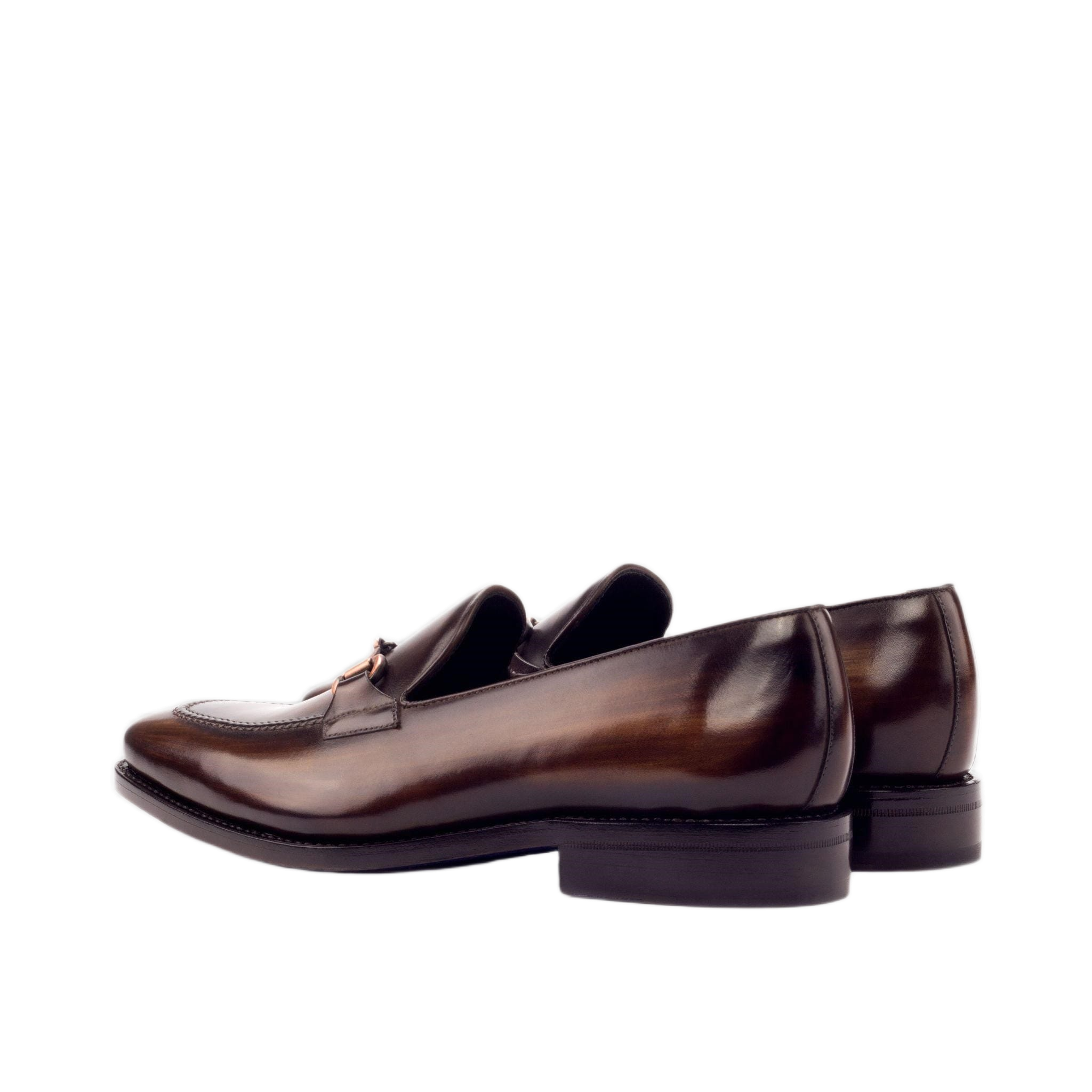 Brown Patina Loafers