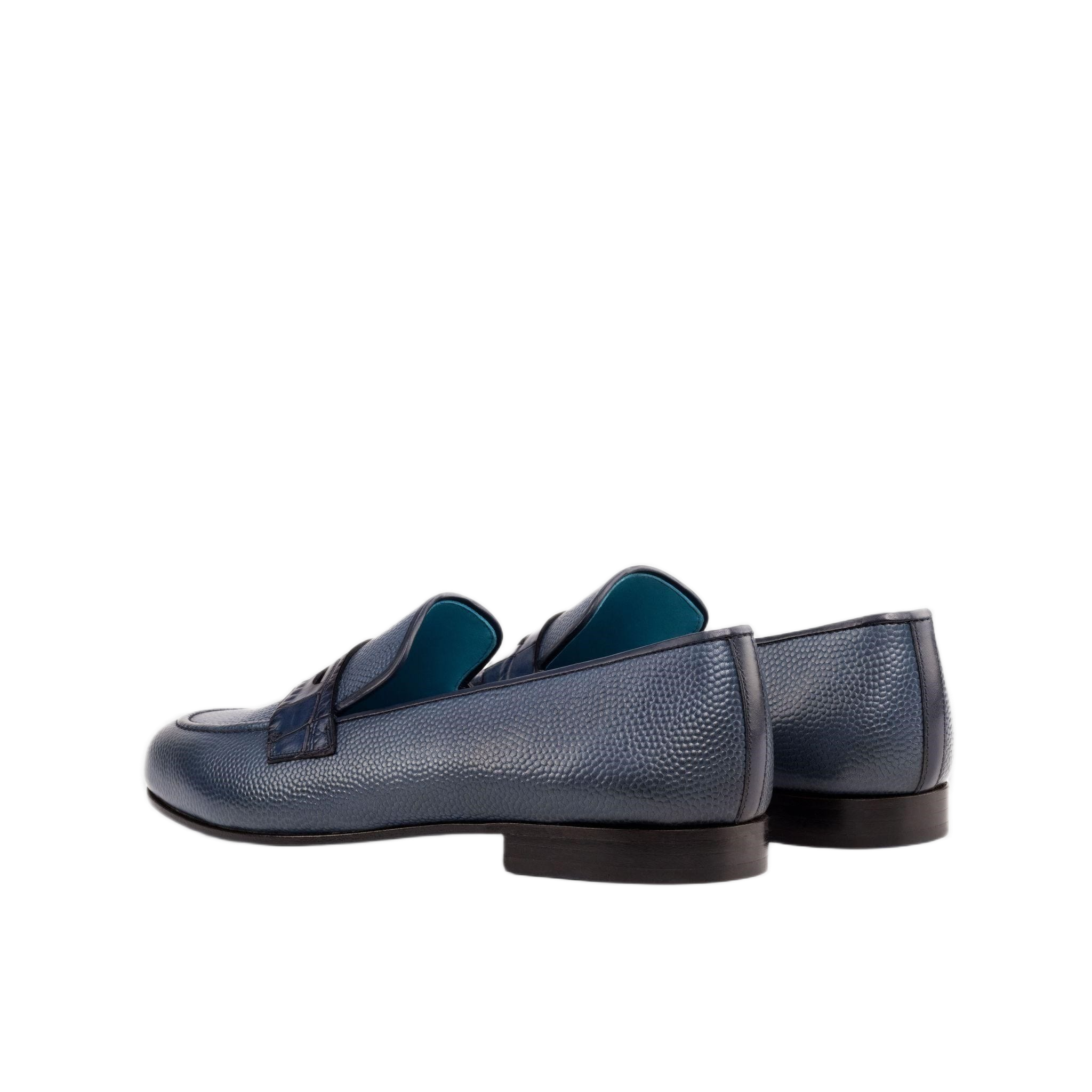 Pebble Blue Loafers