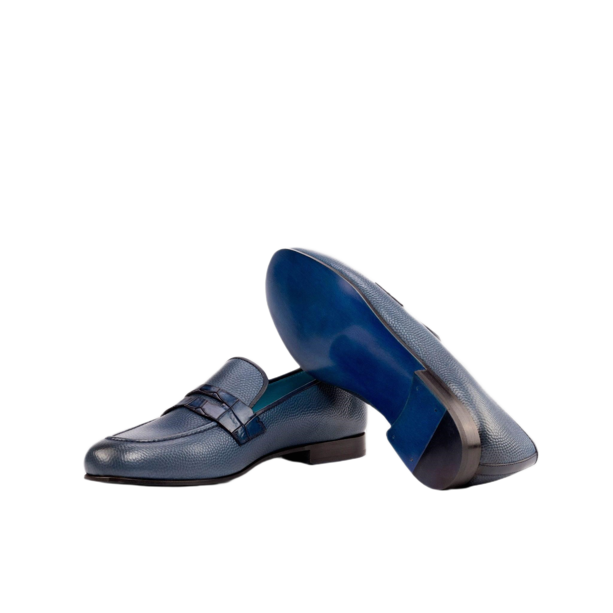 Pebble Blue Loafers