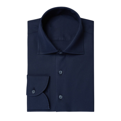 Navy Classic Collar Dress Shirt
