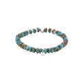 Nepal Nugget Beaded Bracelet – Blue Jasper