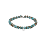 Nepal Nugget Beaded Bracelet – Blue Jasper