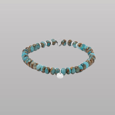 Nepal Nugget Beaded Bracelet – Blue Jasper