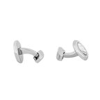 Octagon Cufflinks – White Bronze & White Mother of Pearl