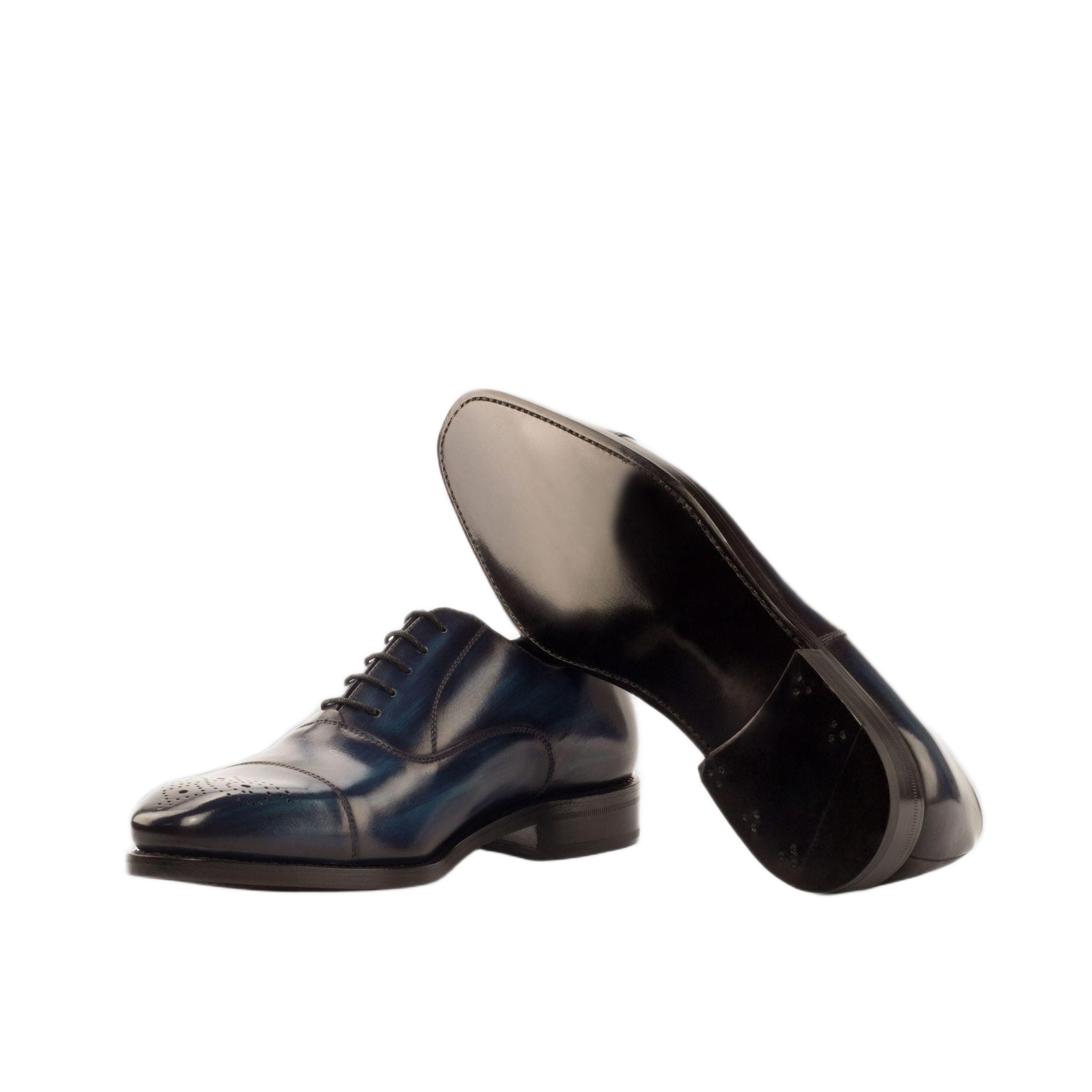 Navy Patina Oxford