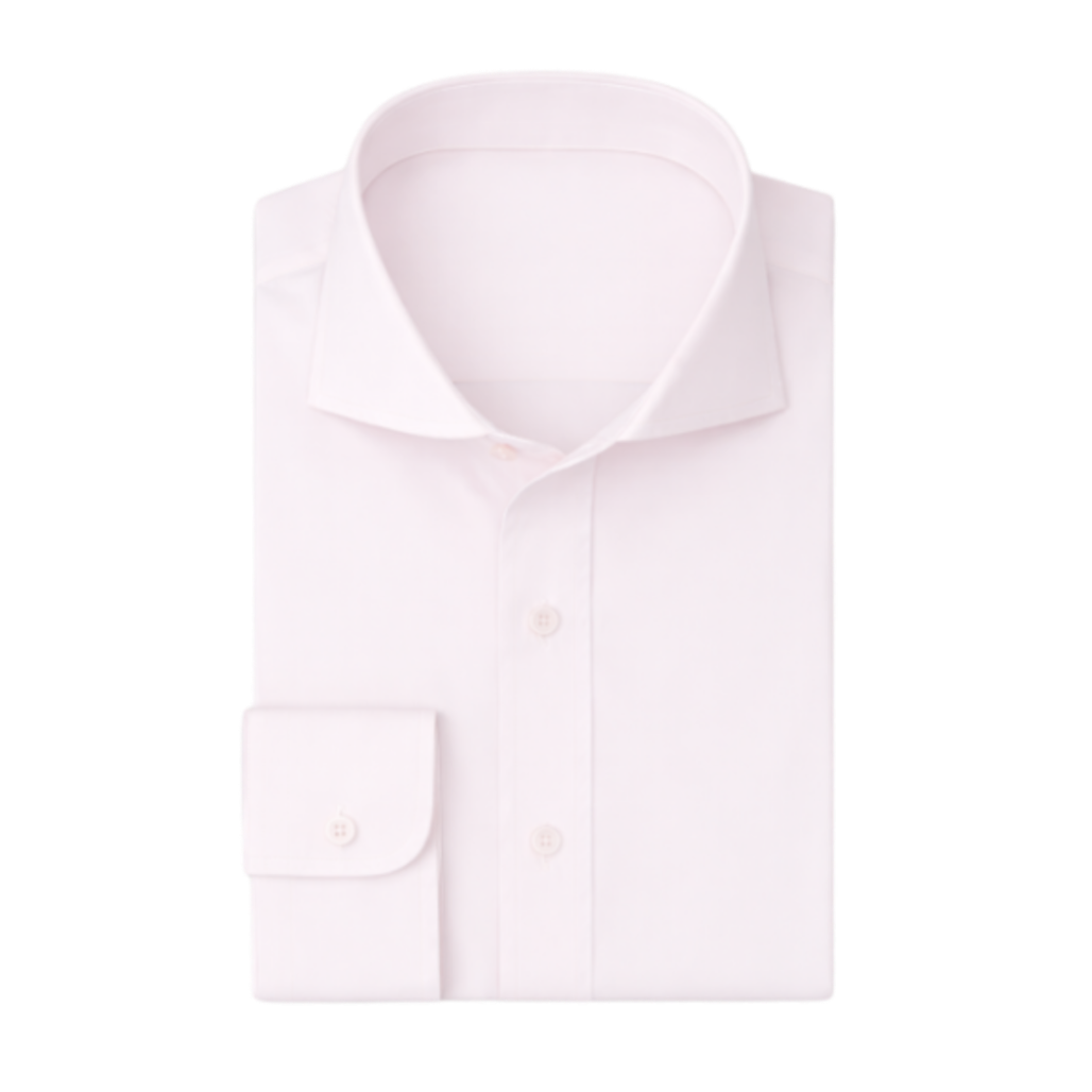 Light Pink Spread Collar Dress Shirt