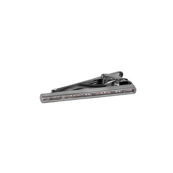 Prince of Wales Tweed Tie Clip – Red