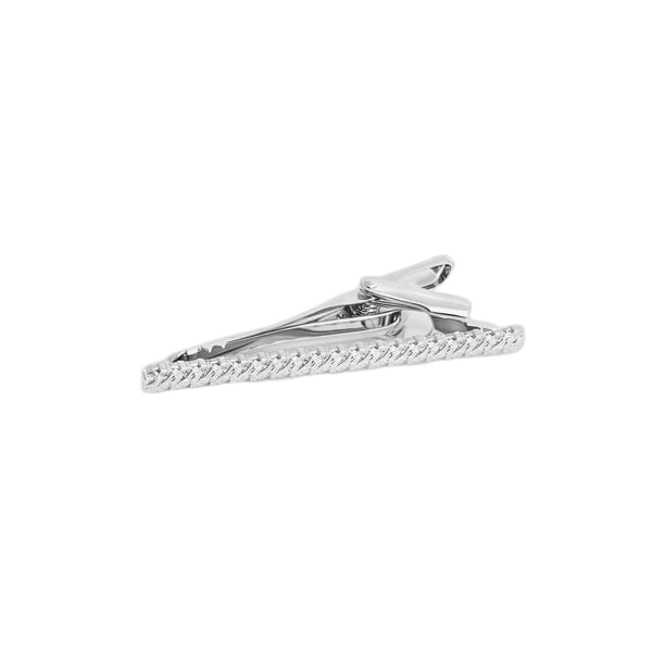 Quad Knot Tie Clip – Palladium Plating