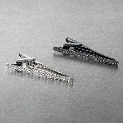 Quad Knot Tie Clip – Palladium Plating