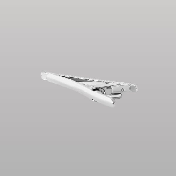 Quad Knot Tie Clip – Palladium Plating