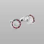 Roulette Cufflinks – Stainless Steel