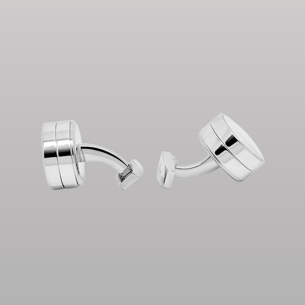 Roulette Cufflinks – Stainless Steel