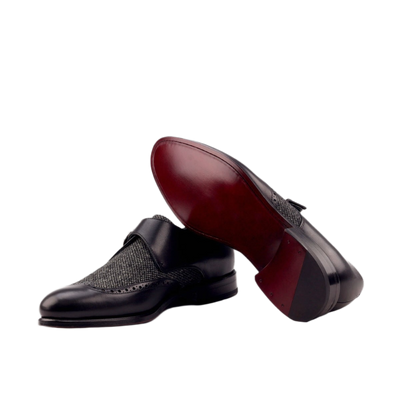 Black Nailehead Fabric