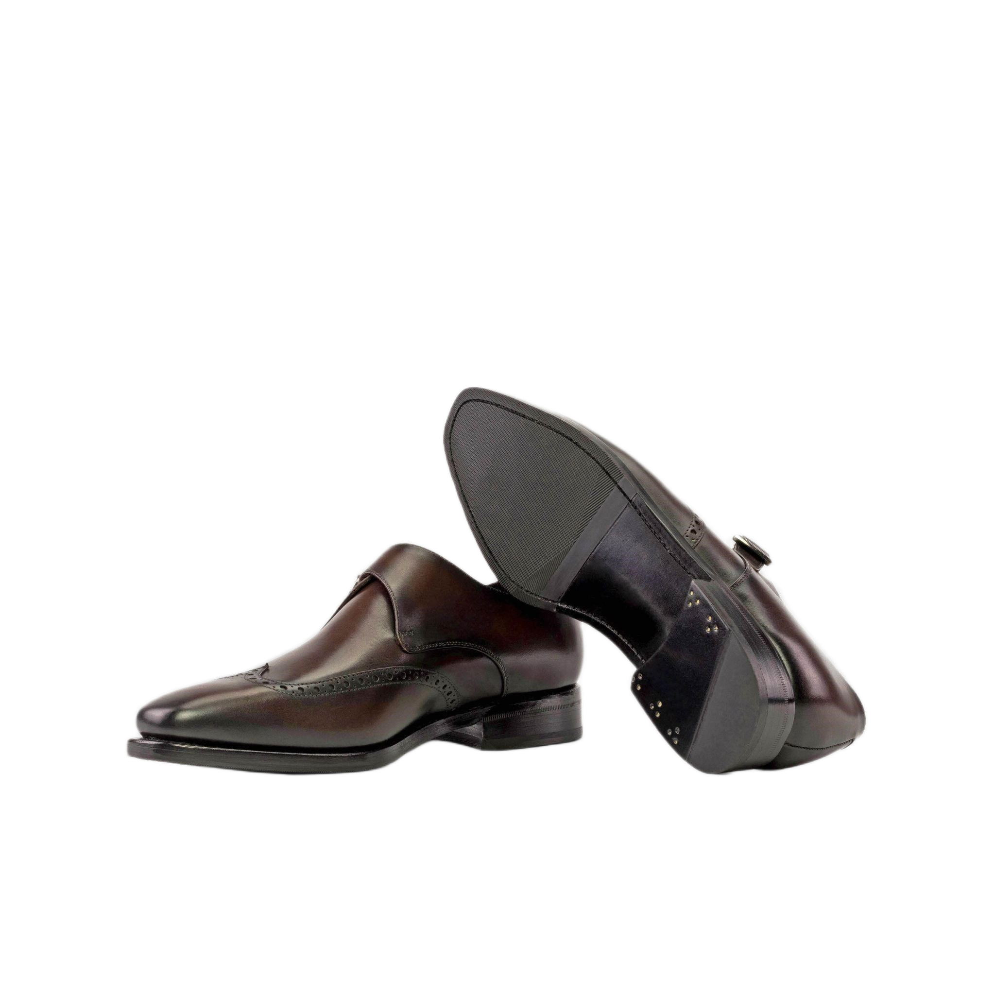 Dark Brown Single Monk