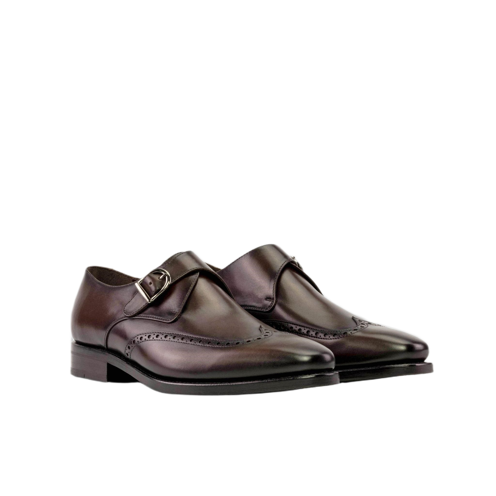 Dark Brown Single Monk
