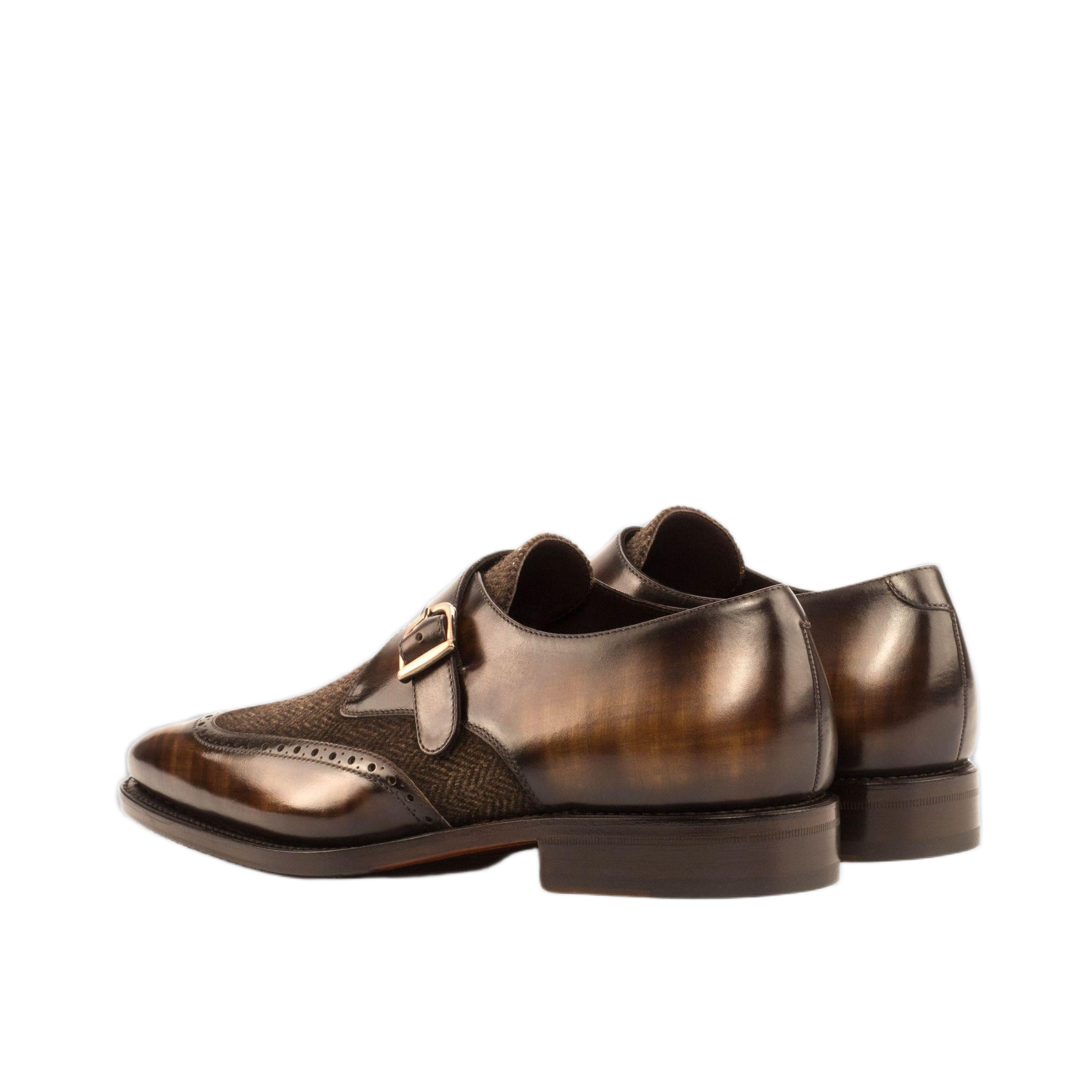Herringbone Patina Single Monk