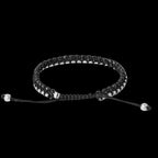 Thompson Macrame Friendship Knot Bracelet – Black Agate
