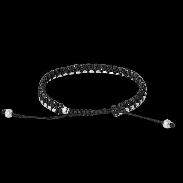 Thompson Macrame Friendship Knot Bracelet – Black Agate
