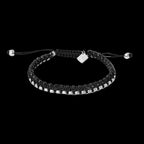 Thompson Macrame Friendship Knot Bracelet – Black Agate