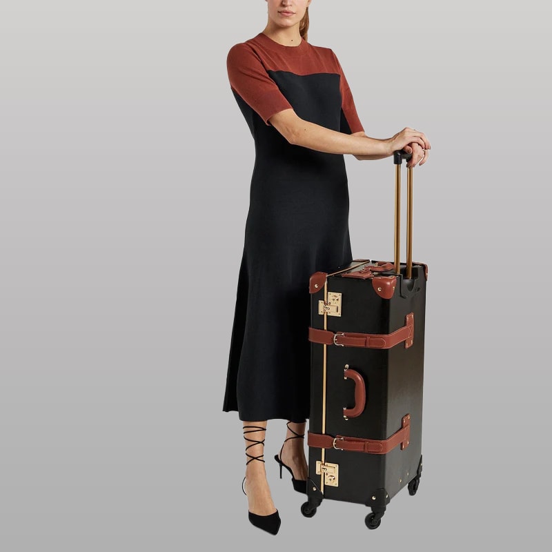 The Diplomat – Black Check‑In Spinner