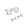 Silver White Bronze White MOP Shirt Studs
